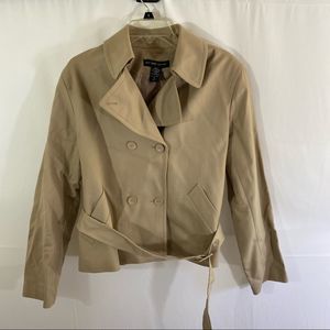 New York & Co Women’s Short Pea Coat Tan